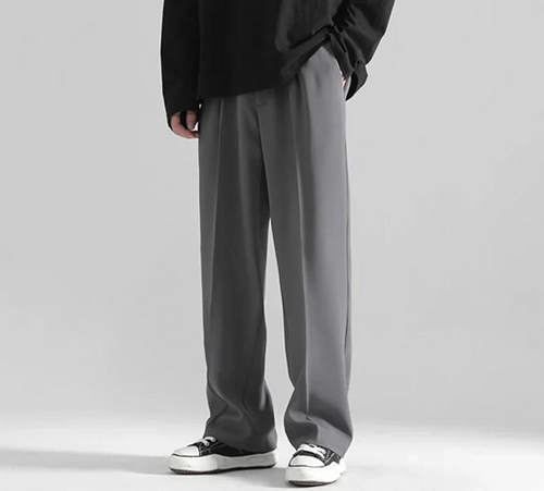 Ash Grey Korean Pants
