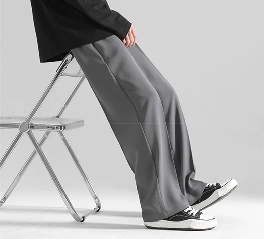 Ash Grey Korean Pants